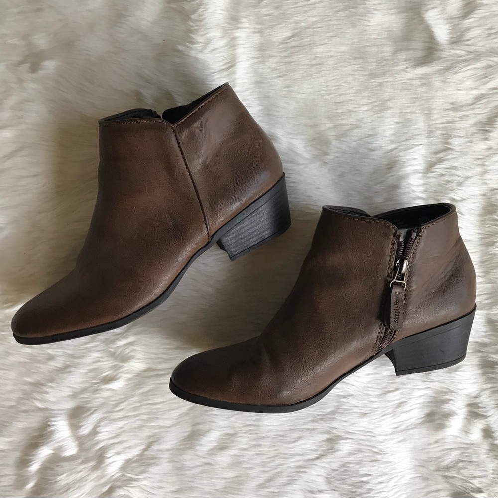 Brown Ankle Booties